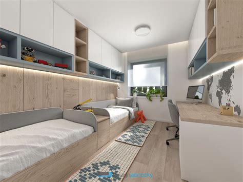 Interiér detskej izby s Montessori posteľou