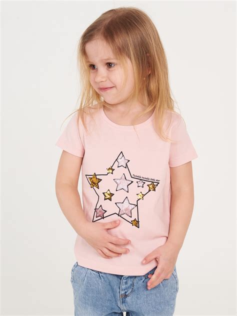 Dievčenské tričko Chicco s potlačou