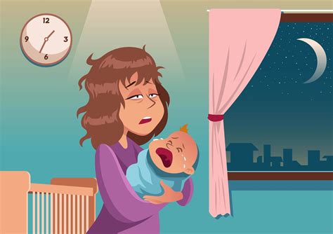 Ilustrácia dieťaťa s horúčkou