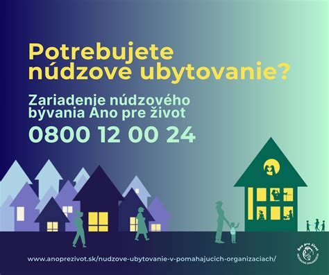 Logo organizácie Áno pre život a fotografie priestorov azylového domu