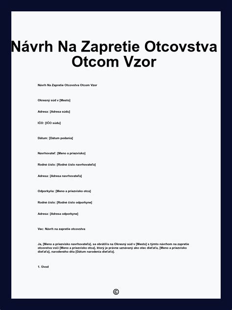 Právne kroky pri neuznaní otcovstva