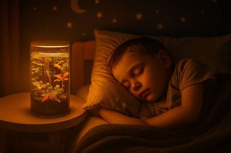 Ilustrácia pokojného detského spánku