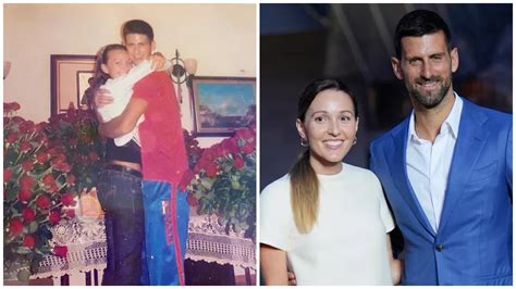 Novak Djokovič s manželkou Jelenou a deťmi