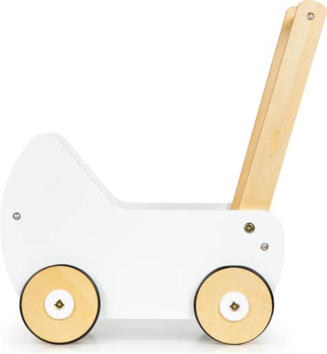 Štruktúra dreveného kočíka pre bábiky EcoToys