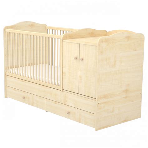 Detská postieľka s úložným priestorom