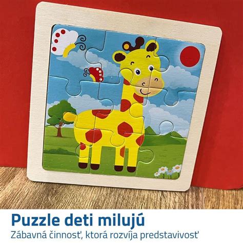 Drevené puzzle pre deti