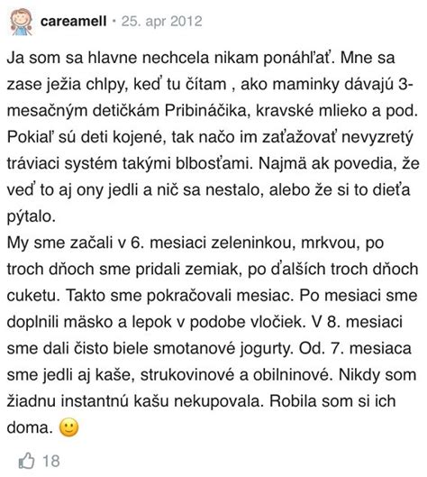 Schéma postupného zavádzania príkrmov