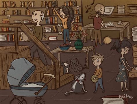 Ilustrácia rodiny pri spoločnom čítaní