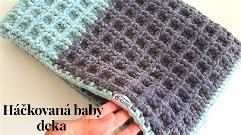 háčkovaná deka pre bábätko