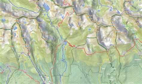 Mapa Vysokých Tatier s vyznačením lokality Hotela Horizont
