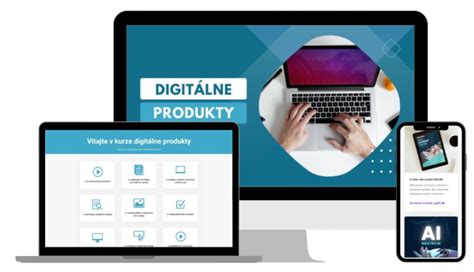 Ilustrácia rôznych digitálnych produktov