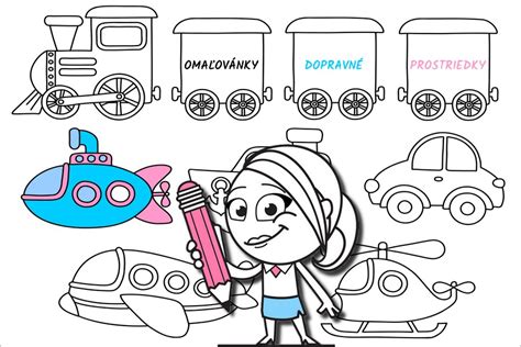 Ilustrácia osôb v rôznych dopravných prostriedkoch s tipmi na prevenciu kinetózy