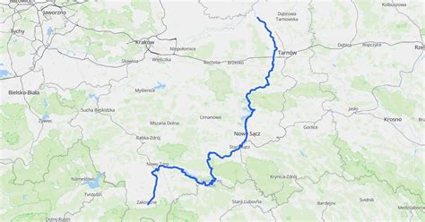 Mapa turistickej trasy k vodnej nádrži Klauzy