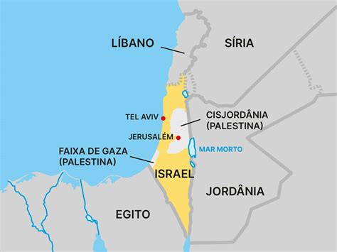 Mapa biblickej Zeme Izrael
