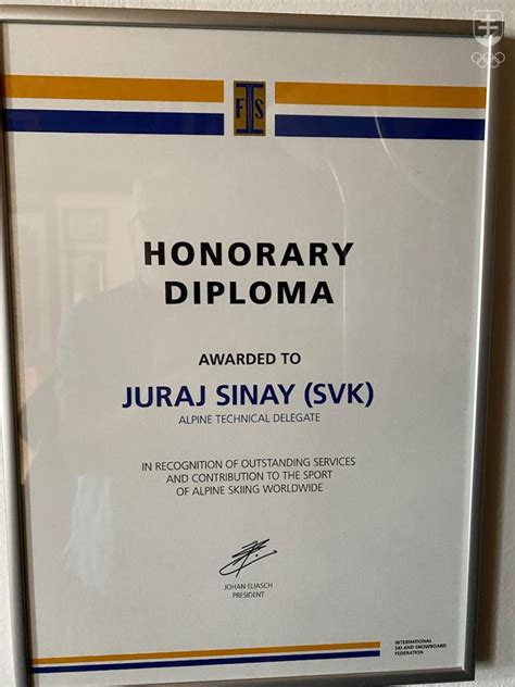 Juraj Sinay ako lyžiarsky funkcionár