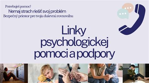 Mapa s vyznačenými centrami psychologickej pomoci
