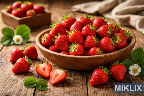 Obrázok dojčaťa, ktoré ochutnáva jahody