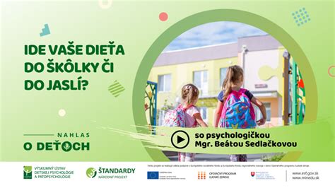 Infografika porovnávajúca vek nástupu do jaslí a škôlky