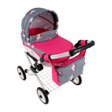 Kočík pre bábiky Doris 9662 v trojkombinácii