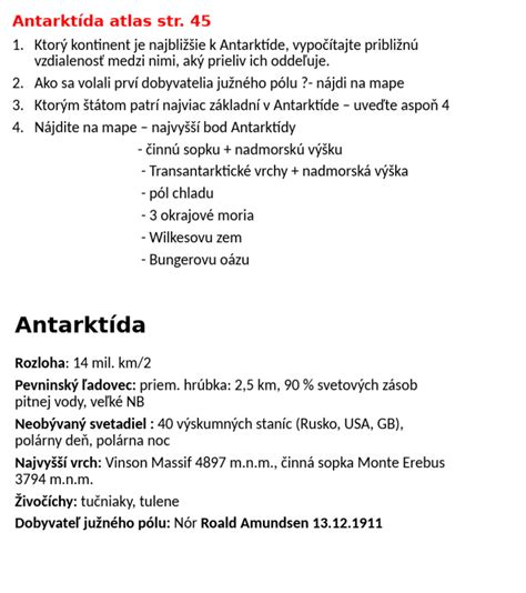 Práca s mapou sveta a zemepisnými súradnicami