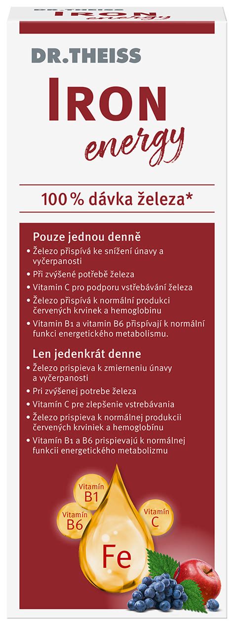 Obrázok balenia výživového doplnku so železom